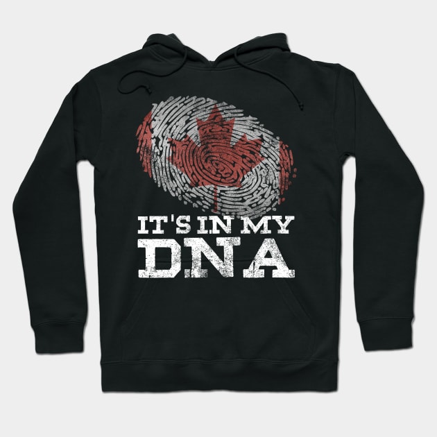 It's In My DNA Canadian T-Shirt Canada Flag Maple Leaf Gifts Hoodie by Smoothbeats